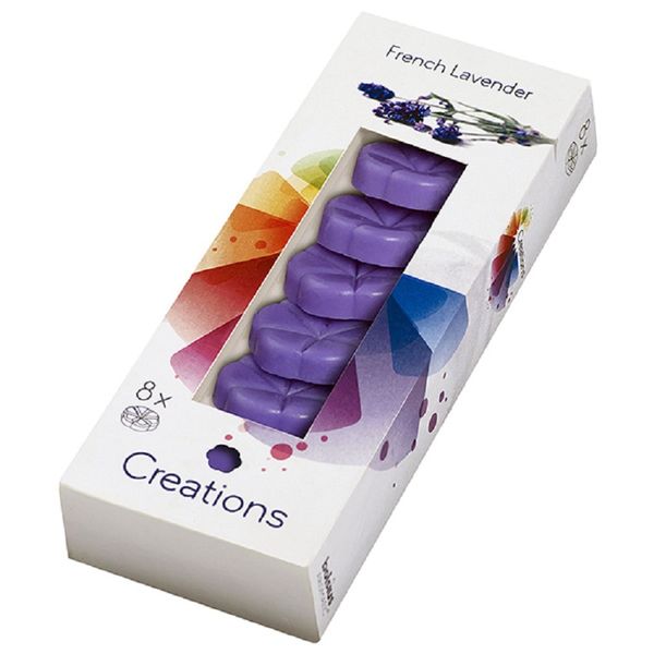 Hộp 8 sáp thơm Bolsius BOL4366 French Lavender (Hương hoa oải hương)