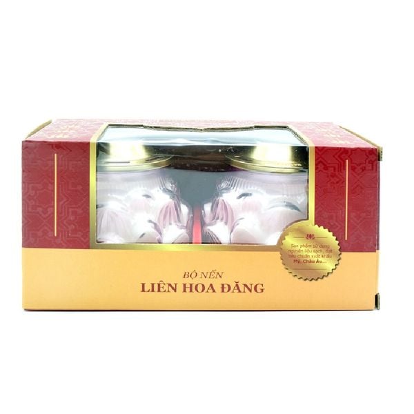 Bộ nến LIÊN HOA ĐĂNG (Hồng)
