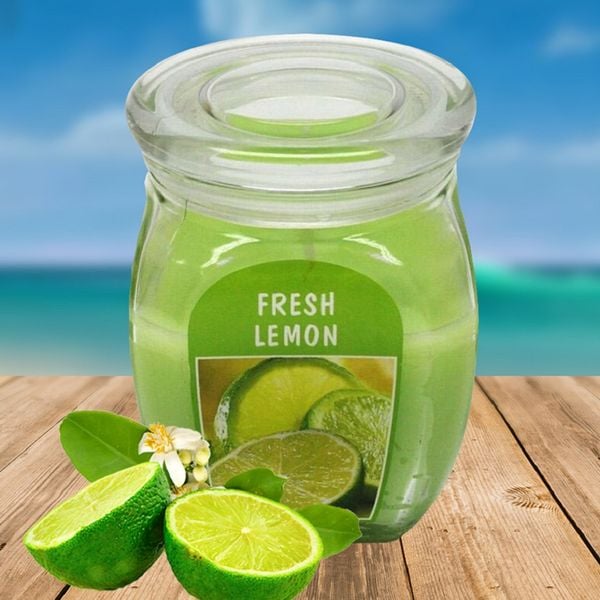 Hũ nến thơm Bolsius BOL7919 Fresh Lemon 540g (Hương chanh)