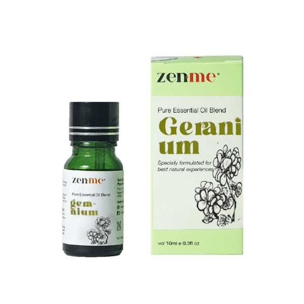 Lọ tinh dầu thiên nhiên Organic Zenme ZEN2381 10ml Geranium (Phong Lữ)