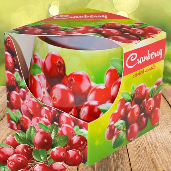 Ly nến thơm Admit ADM1934 Cranberry 100g (Hương việt quất hoang dã)