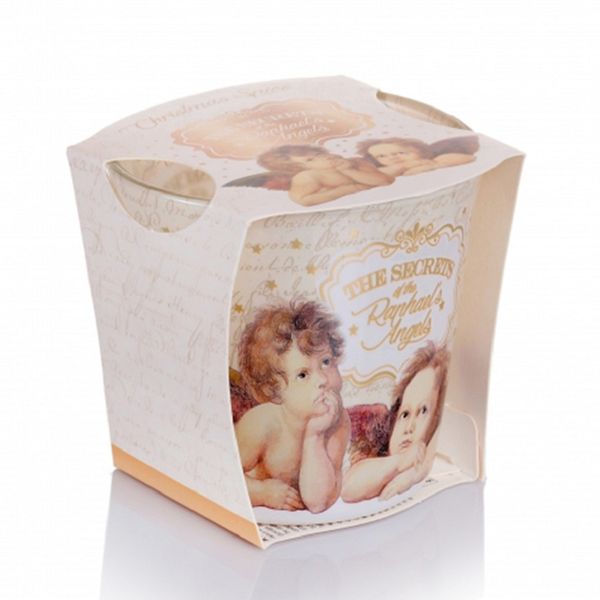 Ly nến thơm Bartek Candles BAT9086 Christmas Spice Angels 115g (Hương bánh Canele Pháp)