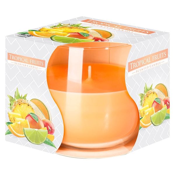 Ly nến thơm Bispol BIS1719 Tropical Fruits 100g (Hương quả mùa hè)