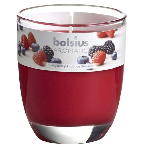 Ly nến thơm Bolsius BOL1075 Berry Delight 295g (Hương quả ngọt)