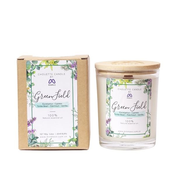 Ly nến thơm Chouette Candle CHC0990 Green Field 182g