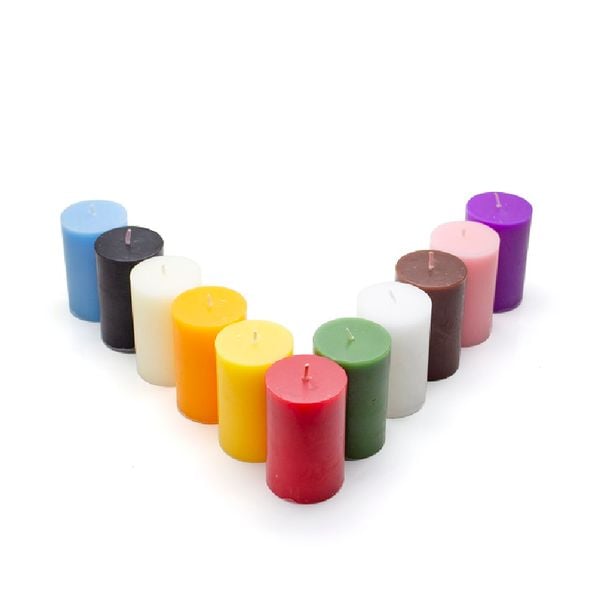 Nến trụ tròn không mùi D5H8 Eden Candle EDC0115 (5 x 8 cm)