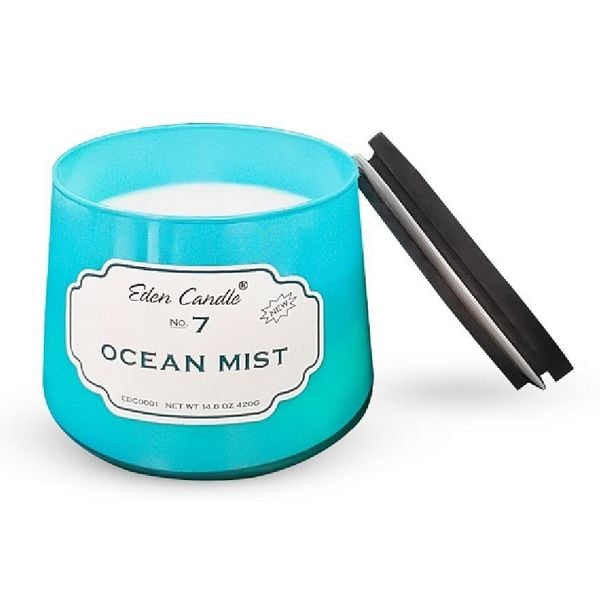 Nến thơm OCEAN MIST Eden Candle FTRAMART EDC0001 (No. 7, Hũ 420gr)