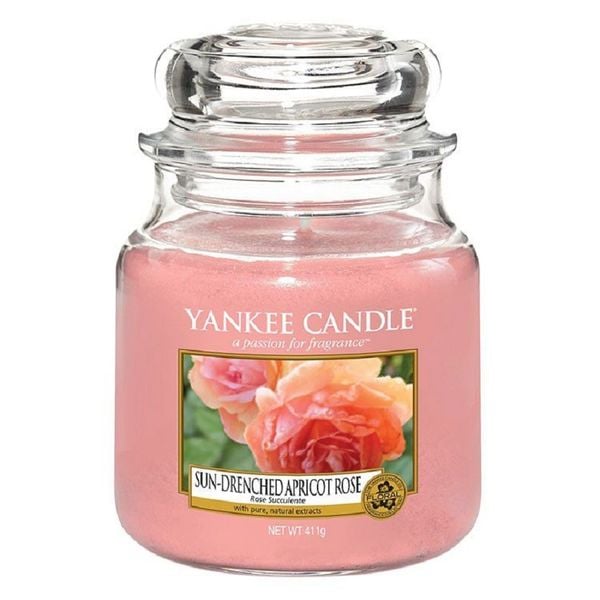 Hũ nến thơm Sun-Drenched Apricot Rose Yankee Candle