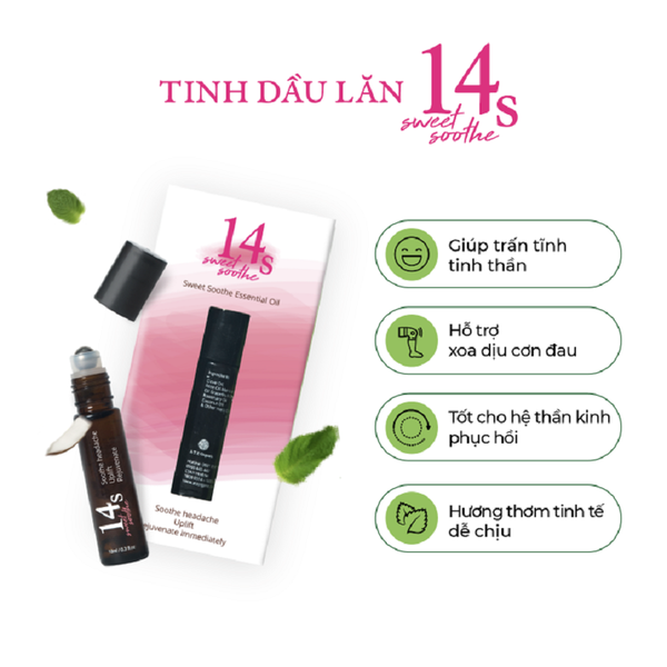 Tinh dầu lăn 2 trong 1 14S 14S2671 Sweet Soothe 10ml