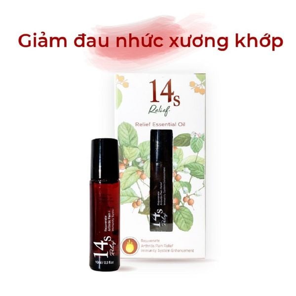 Tinh dầu lăn 2 trong 1 14S 14S2664 Relief 10ml
