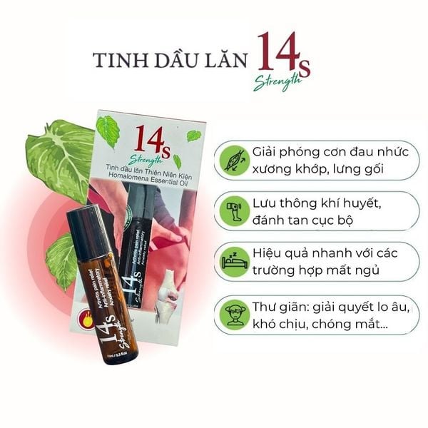 Tinh dầu lăn 2 trong 1 14S 14S8673 Strength 10ml