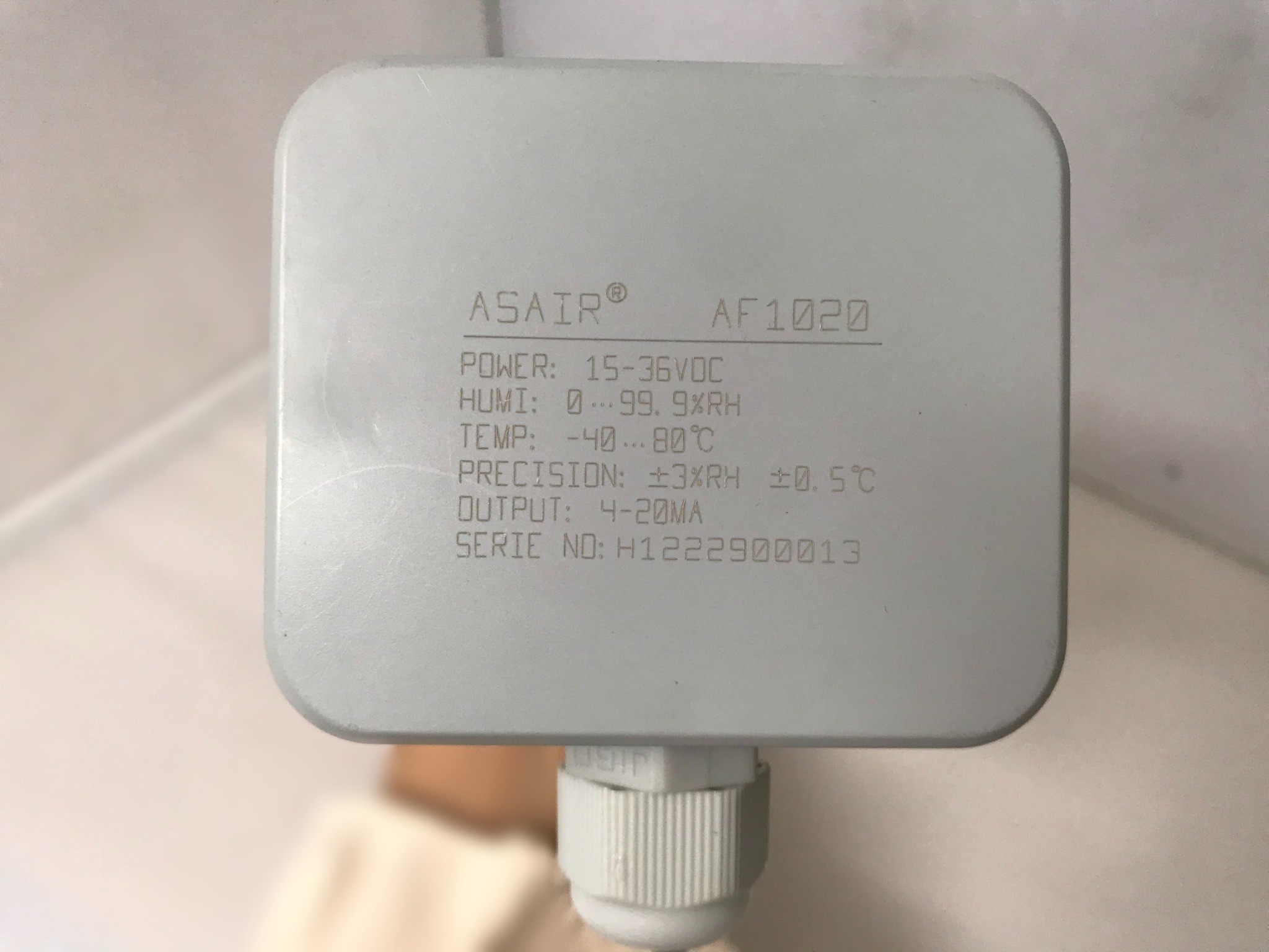 AF1020 Temperature and Humidity Transmitter in Pipeline Package with a long  service life