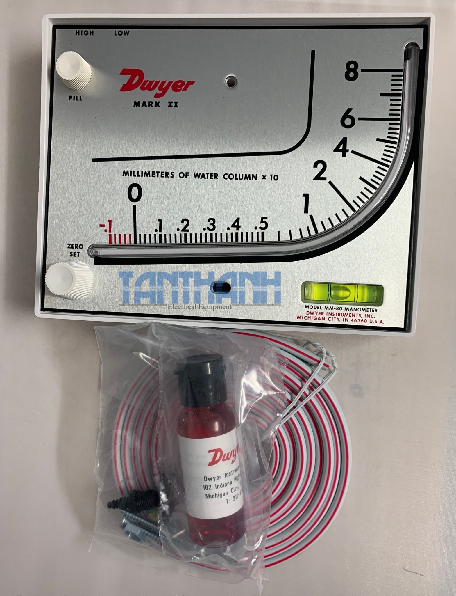 MARK II MM-80 Inclined/Vertical Manometer Dwyer
