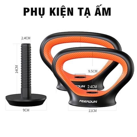 PHỤ KIỆN TẠ ẤM, TẠ CHUÔNG DÙNG CHO TẠ GANG MẠ NIKEN FEIERDUN-8007