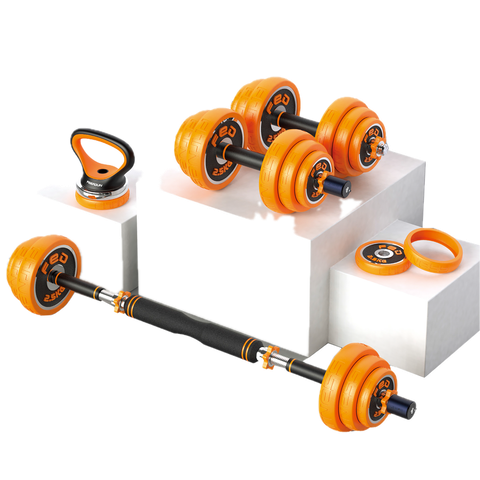 BỘ TẠ ĐA NĂNG CAO CẤP GỌN NHẸ MẠ NIKEN BỌC CAO SU FED BỘ 20KG FREESHIP