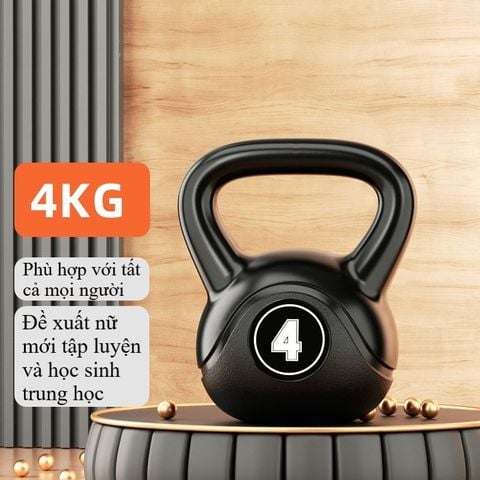 Tạ ấm tạ bình tạ chuông bê tông vỏ nhựa PE từ 4 - 6kg - 14 Kg