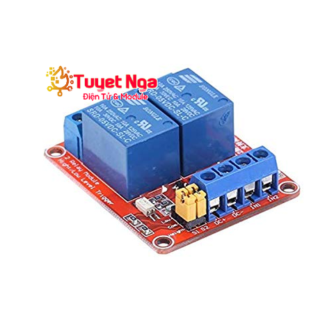 Module 2 Relay Kích Mức Cao Thấp 24V