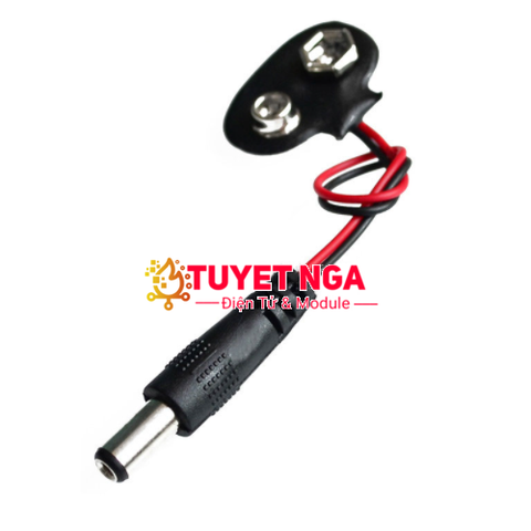 Đế Pin 9V Kèm Jack DC