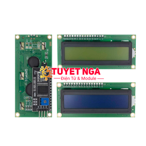 LCD 1602 Xanh Lá Hàn I2C