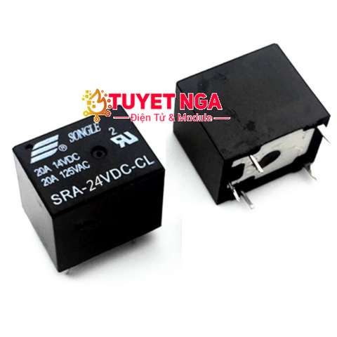 SRA-24VDC-CL Relay 24V 20A 5 Chân