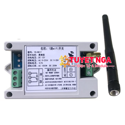 Điều Khiển Thiết Bị Qua Wifi APP 220V