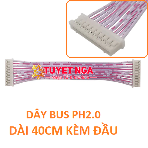 PH2.0 Dây Bus 10 Pin Dài 40cm