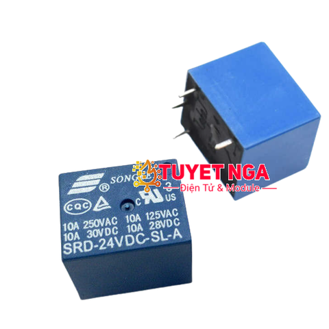 SRD-24VDC-SL-A Relay 24V 10A 4 Chân