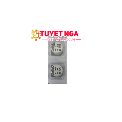 Tụ Nhôm 100uF 35V SMD Aluminum