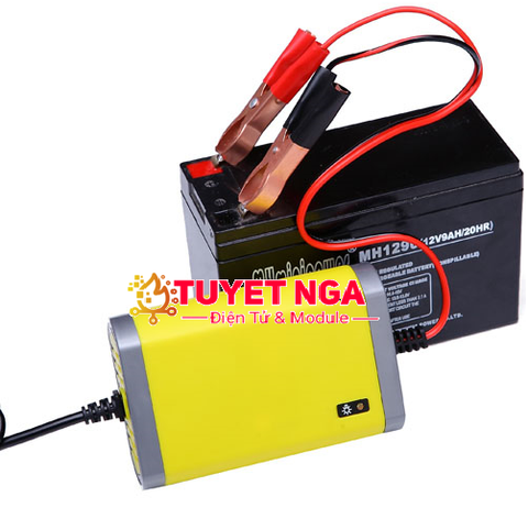 Bộ Sạc Acquy 12V 2A Tự Ngắt