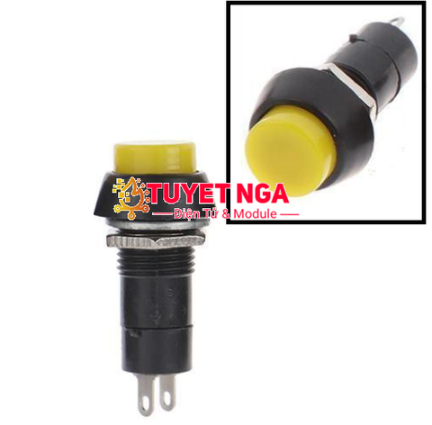 PBS-11A Nút Nhấn Giữ Vàng 12mm