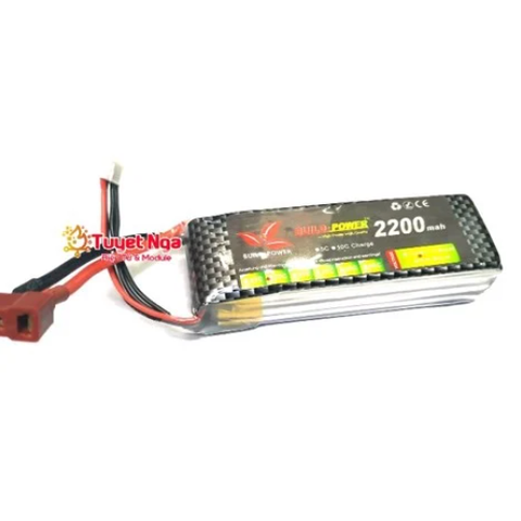 Pin Lipo Build Power 2S 2200mAh 25C 7.4V