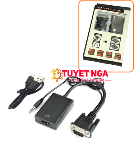 Cáp Chuyển Đổi VGA Sang HDMI (HDTV Adapter)