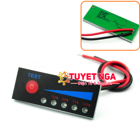 Mạch Hiển Thị Dung Lượng Pin 2S 8.4V (đen nhỏ)