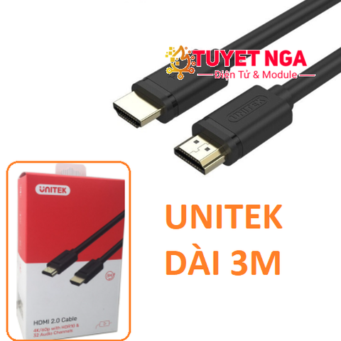 UNITEK Dây Cáp HDMI 3M Y-C139M