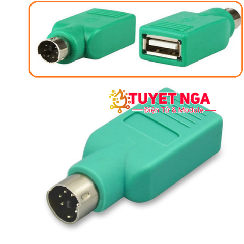 Đầu Chuyển USB Cái Sang PS2