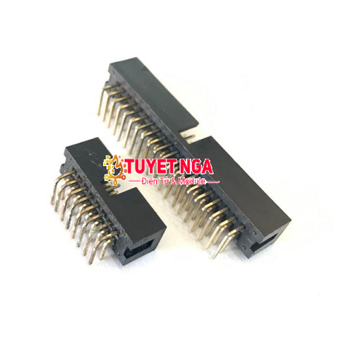 Đầu Đực Đôi 16 Cong 2.54mm