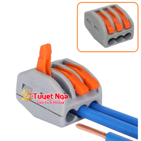 PCT-213 Đầu Nối Dây Điện 3 Lỗ