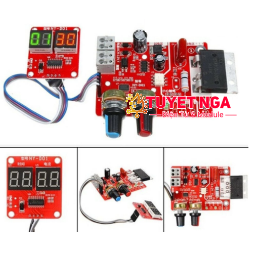 Mạch Timer Hàn Cell Pin Hiển Thị Led 100A NY-D02 – ĐIỆN TỬ TUYẾT NGA