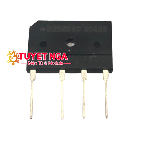 D25SB60 Cầu Diode 25A 600V (loại tốt)