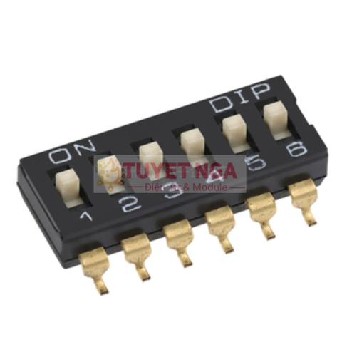 Công Tắc Gạt 6 Bit Switch SMD 2.54mm