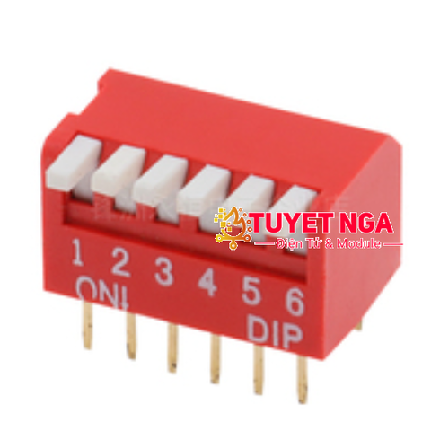 DP-06 Công Tắc Gạt 6 Bit Dip Switch 2.54mm