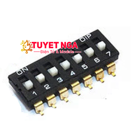 Công Tắc Gạt 7 Bit Switch SMD 2.54mm