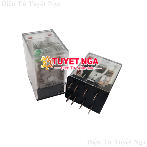 LY2N-GS DC24V Relay Trung Gian Omron 24V 10A 8 Chân