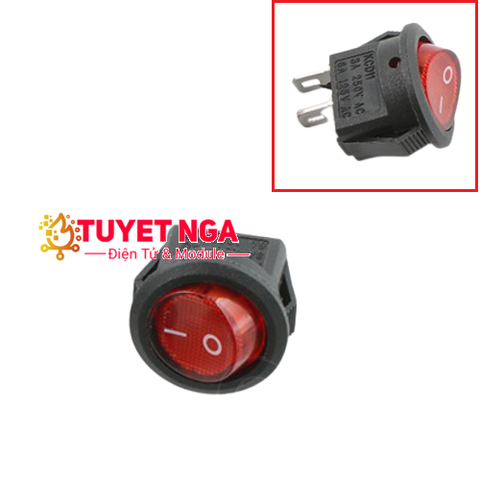 KCD1-15 Công Tắc ON-OFF Đèn 6A 2 Chân