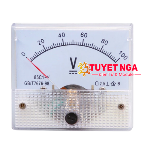 85C1 Đồng Hồ Đo Vôn Kế DC 50V