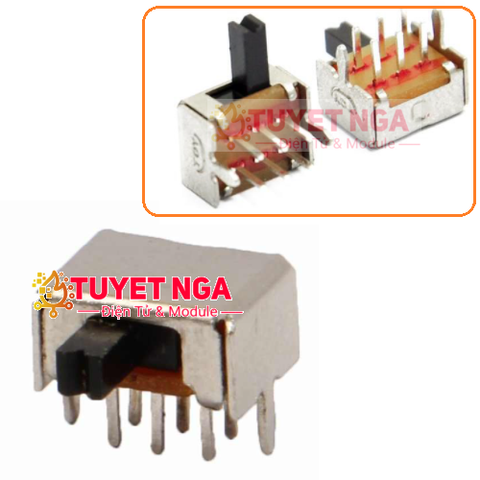 SK-22D07 Công Tắc Trượt 8 Chân 2 Vị Trí 5V 0.1A