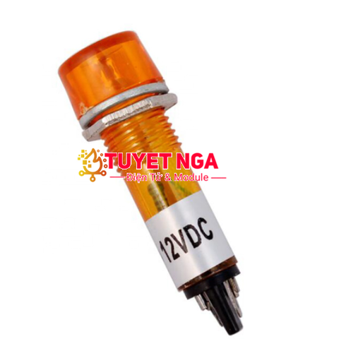 XD10-3 Đèn Báo Vàng 10mm 12V