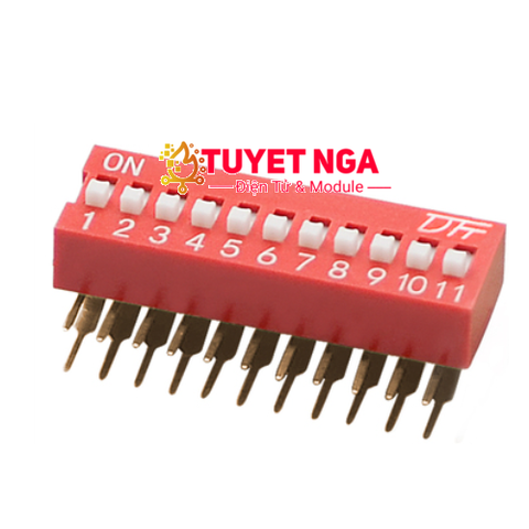 Công Tắc Gạt 11 Bit Dip Switch 2.54mm Dọc