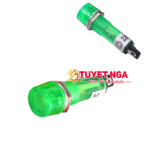 XD10-3 Đèn Báo Xanh 10mm 12V