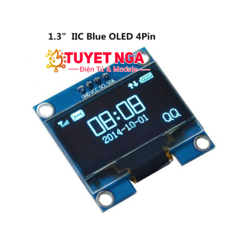 Màn Hình Oled 1.3 inch Giao Tiếp I2C